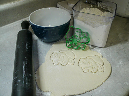 Bulbasaur Grass Poison Type Pokemon Green Seed Cookie Cutter Made In USA PR867