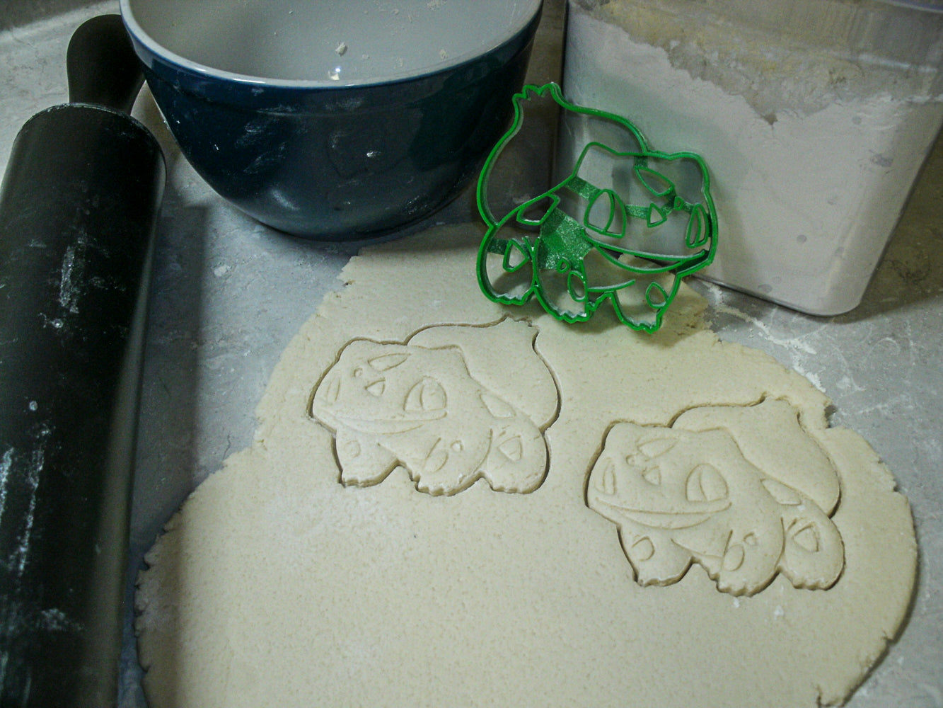 Bulbasaur Grass Poison Type Pokemon Green Seed Cookie Cutter Made In USA PR867