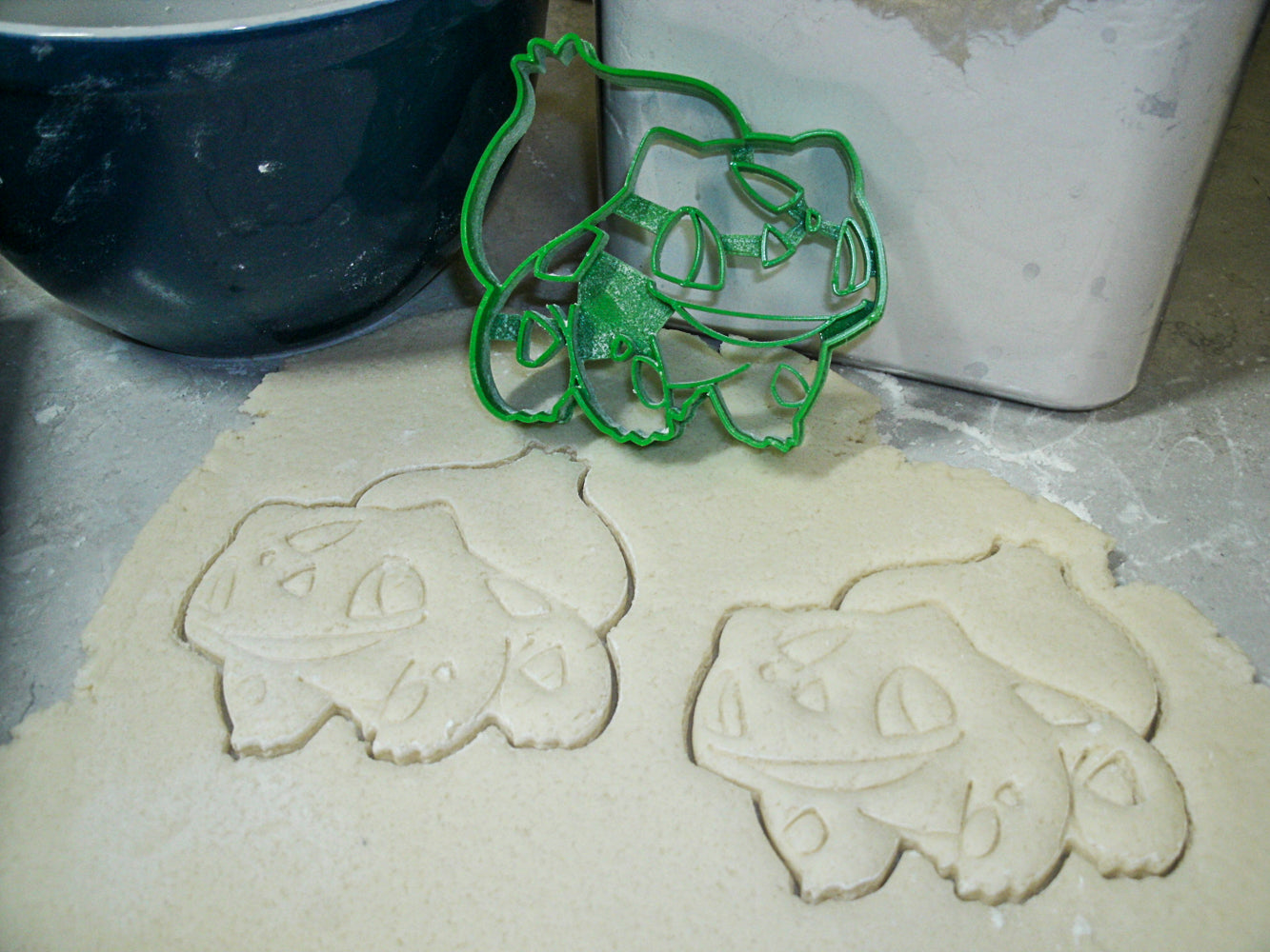 Bulbasaur Grass Poison Type Pokemon Green Seed Cookie Cutter Made In USA PR867