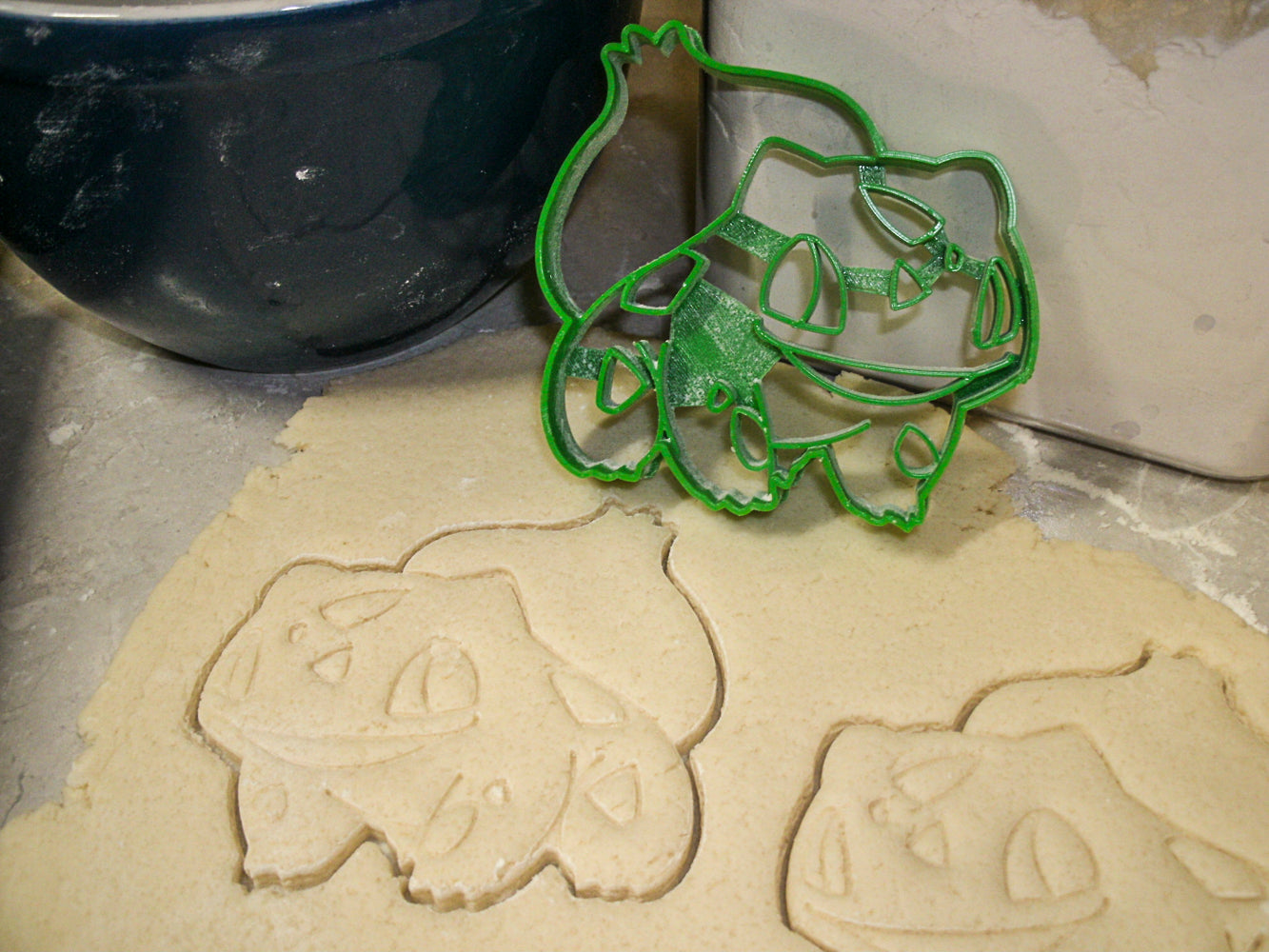 Bulbasaur Grass Poison Type Pokemon Green Seed Cookie Cutter Made In USA PR867