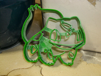 Bulbasaur Grass Poison Type Pokemon Green Seed Cookie Cutter Made In USA PR867