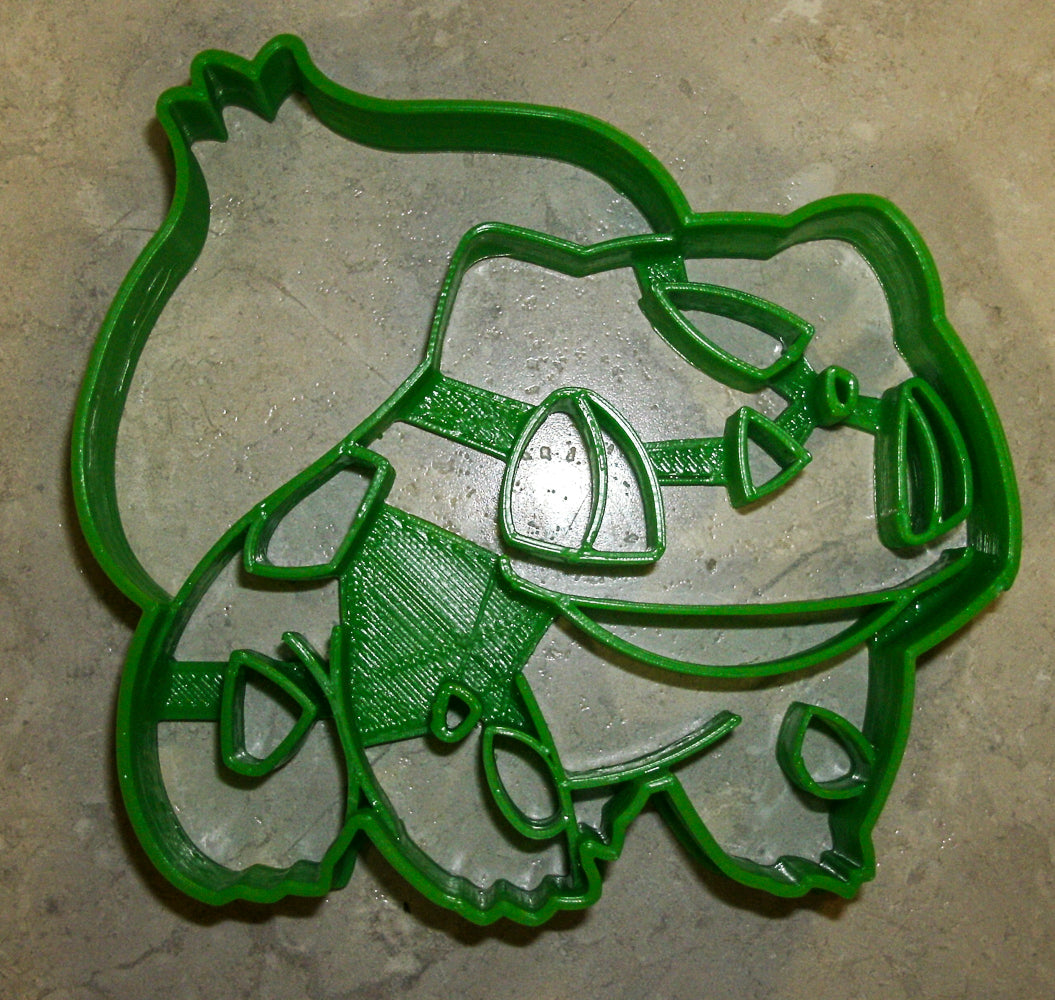 Bulbasaur Grass Poison Type Pokemon Green Seed Cookie Cutter Made In USA PR867