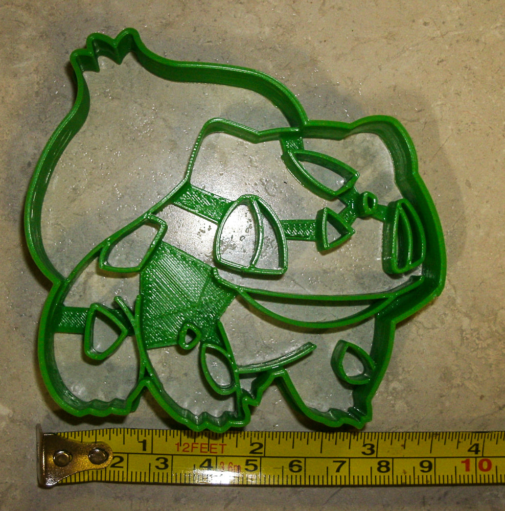 Bulbasaur Grass Poison Type Pokemon Green Seed Cookie Cutter Made In USA PR867