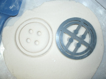 Button Fastener Clothing Sewing Cookie Cutter Made In USA PR638