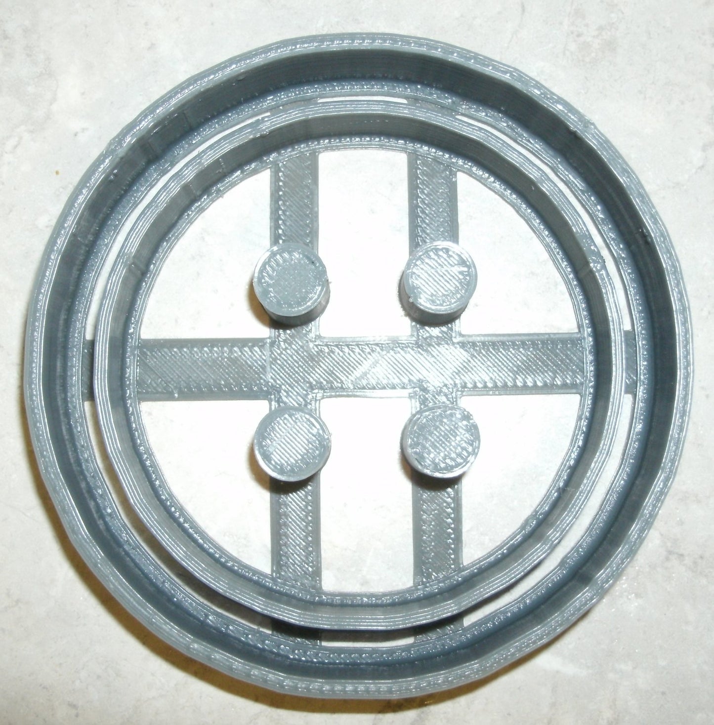 Button Fastener Clothing Sewing Cookie Cutter Made In USA PR638