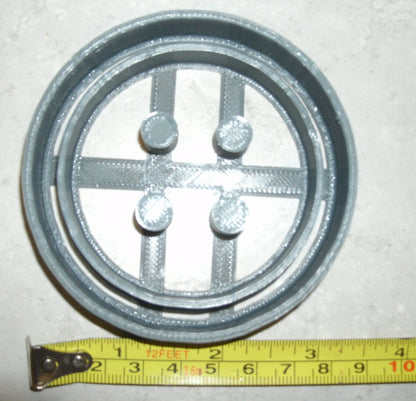 Button Fastener Clothing Sewing Cookie Cutter Made In USA PR638
