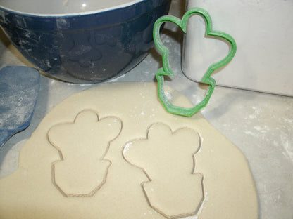 Cactus #3 Desert Plant Outline Cookie Cutter Made In USA PR624