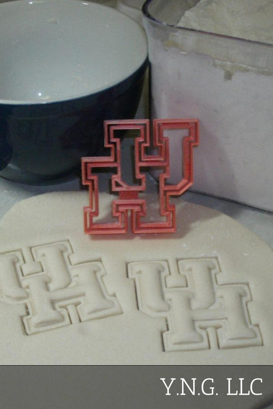 University Of Houston Cougars UH Logo Sports Cookie Cutter Made In USA PR2634