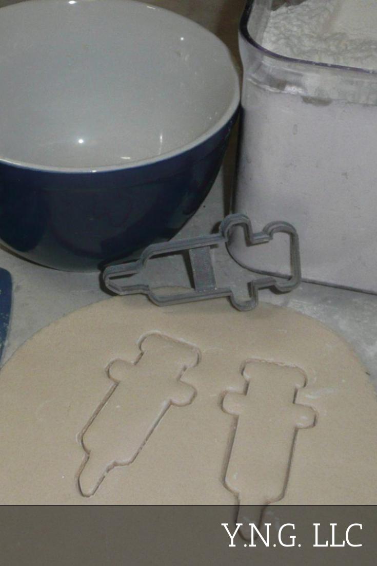 Medical Needle Syringe Shot Nurse Doctor Cookie Cutter Made In USA PR2550