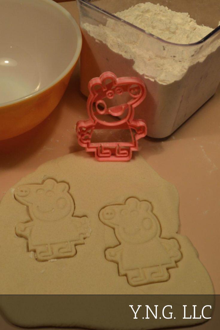 Peppa Pig Full Body Detailed Cartoon Character Cookie Cutter Made In USA PR2640