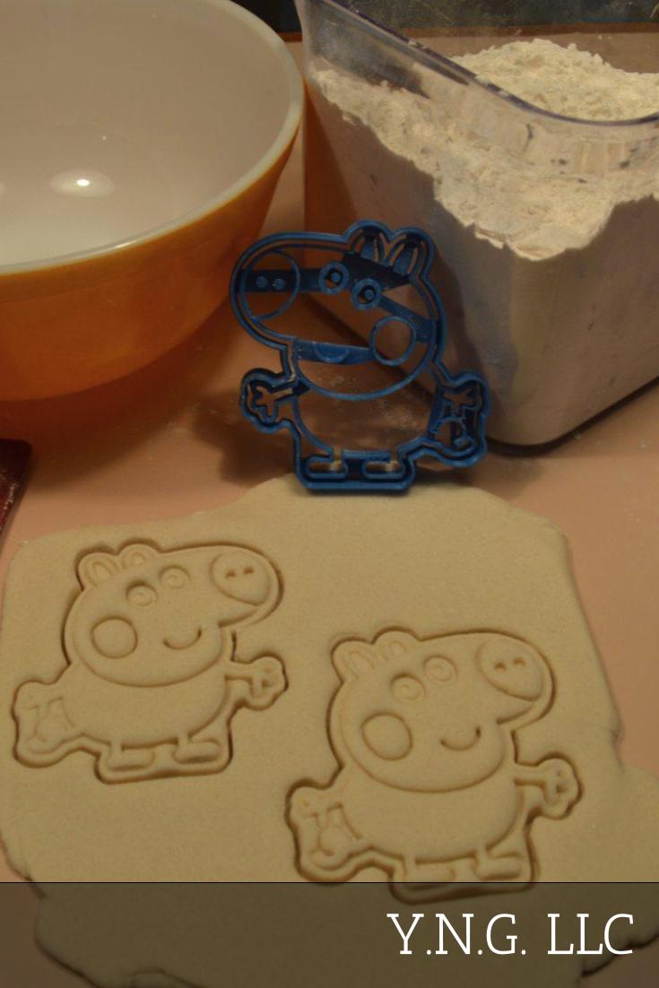 George Georgie Peppa Pig Brother Cartoon Cookie Cutter Made In USA PR2641