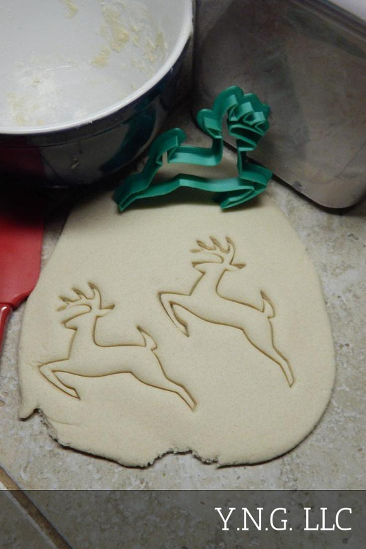 John Deere Outline Of Deer Lawn Farm Equipment Cookie Cutter Made In USA PR2095