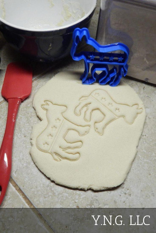 Democrat Election Politics Political Donkey Cookie Cutter Made In USA PR2136