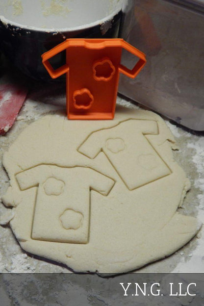 Hawaiian Shirt Colorful Print Hawaii Floral Cookie Cutter Made In USA PR2166