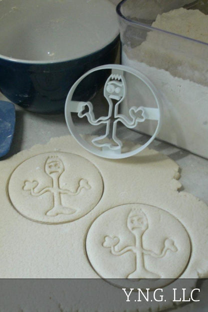 Forky from Toy Story Cartoon Movie Character Cookie Cutter Made In USA PR2836