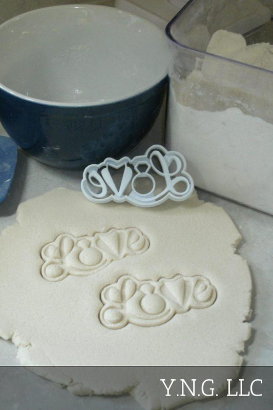 Love Wedding Engagement Ring Tux Tuxedo Cookie Cutter Made In USA PR2618