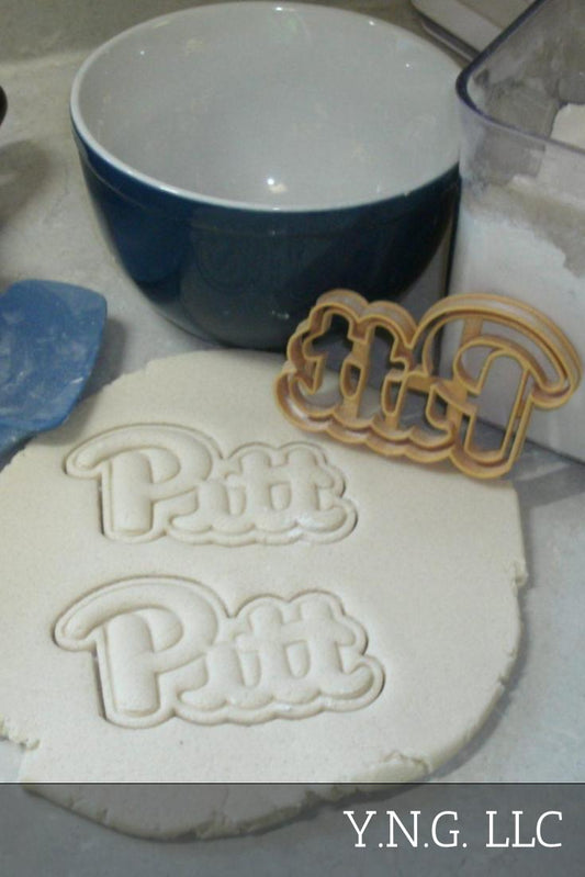 University of Pittsburgh Pitt Word Cookie Cutter Made In USA PR2681