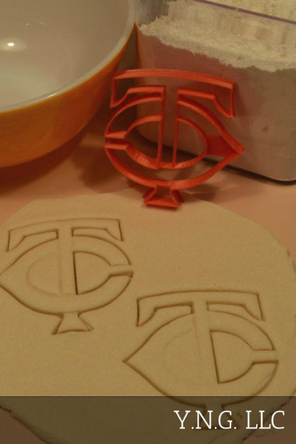 Minnesota Twins TC Letters Baseball Sports Cookie Cutter Made In USA PR2571