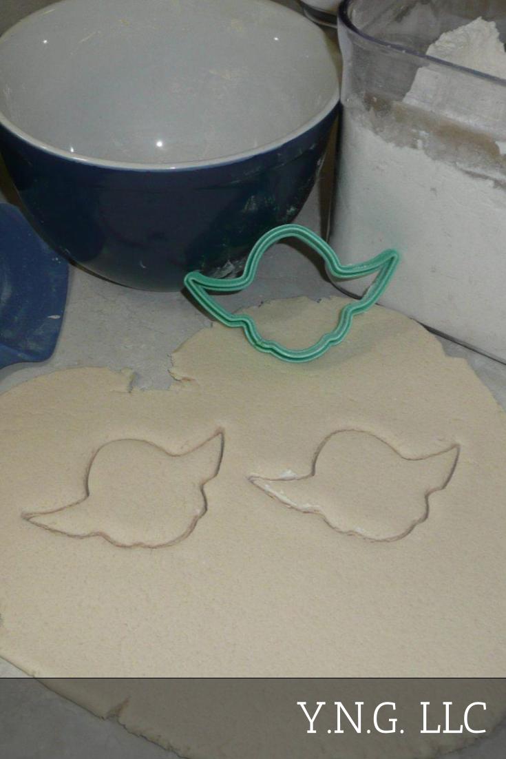 Yoda Face Outline Star Wars Movie Cookie Cutter Made In USA PR2045