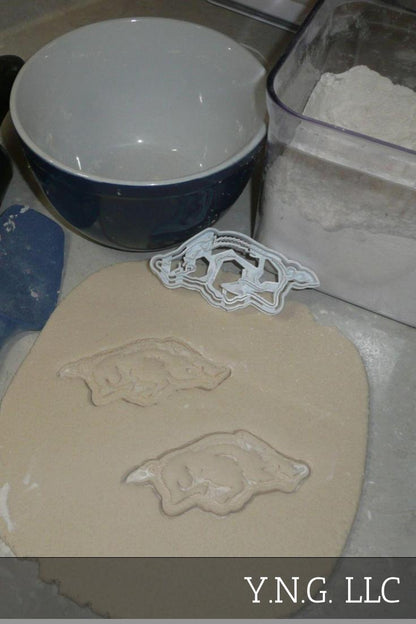 Razorbacks University Of Arkansas Cookie Cutter Made In USA PR2683