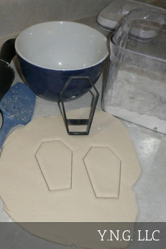 Coffin Halloween Haunted House Or Sleeping Bag Cookie Cutter Made In USA PR2945