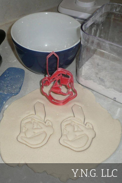 Indian Chief Native American School Mascot Cookie Cutter Made In USA PR2951