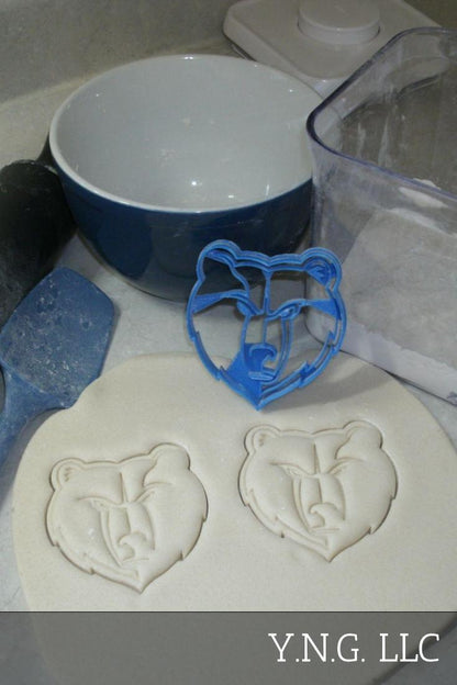 Memphis Grizzlies Basketball Team Cookie Cutter Made In USA PR2768