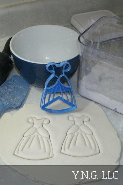 Cinderella Princess Dress Costume Cookie Cutter Made In USA PR2909