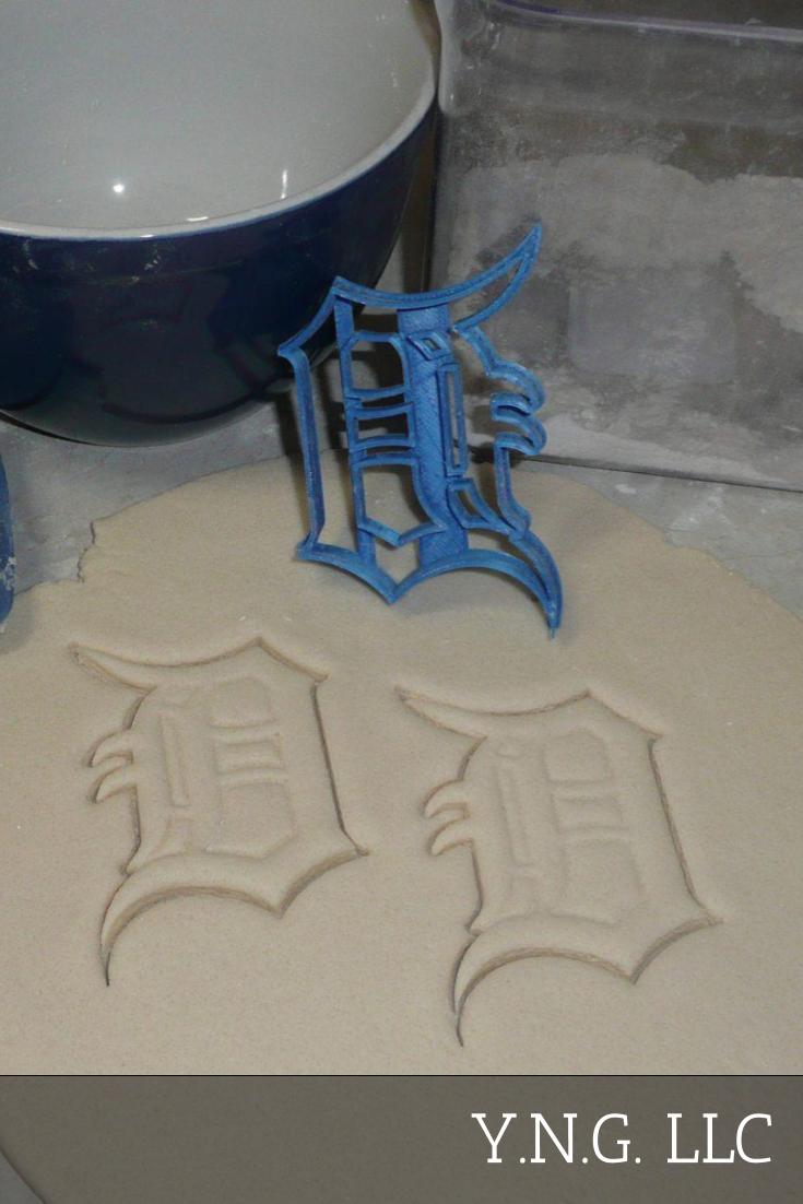 Detroit Tigers D Baseball Logo Sports Cookie Cutter Made In USA PR2570