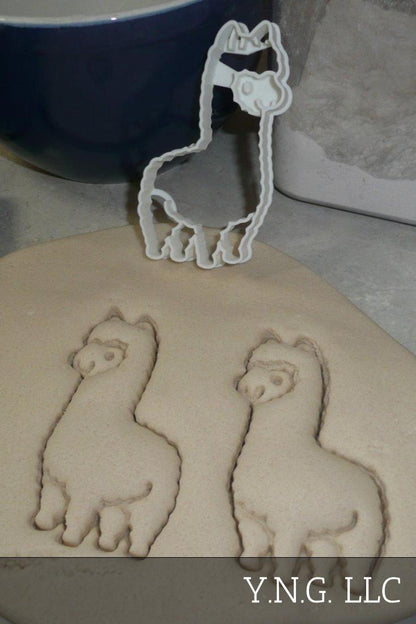Llama Long Neck Alpaca Zoo Farm Animal Cookie Cutter Made In USA PR2340