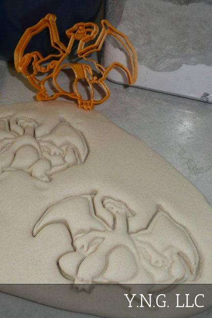 Charizard Fire Flying Pokemon Charmeleon Cookie Cutter Made In USA PR2467