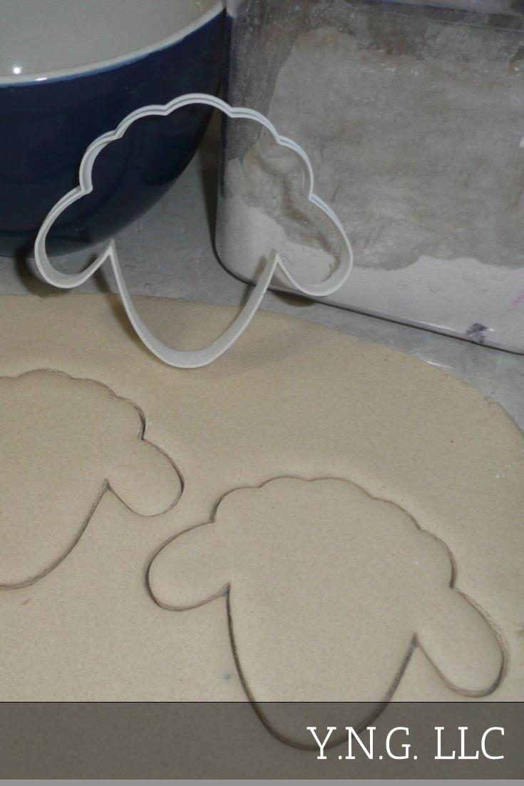 Sheep Face Outline Farm Animal Livestock Cookie Cutter Made In USA PR2434