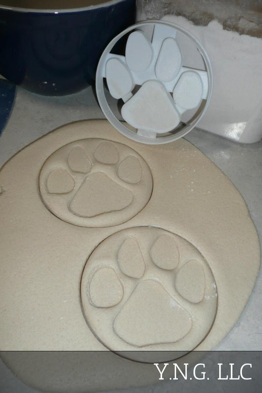 Tiger Cat Paw Print Pawprint School University Cookie Cutter Made In USA PR2667
