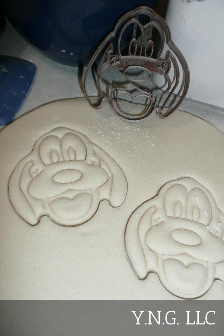 Pluto The Pup Cartoon Dog Mickey Mouse Pet Cookie Cutter Made In USA PR2889