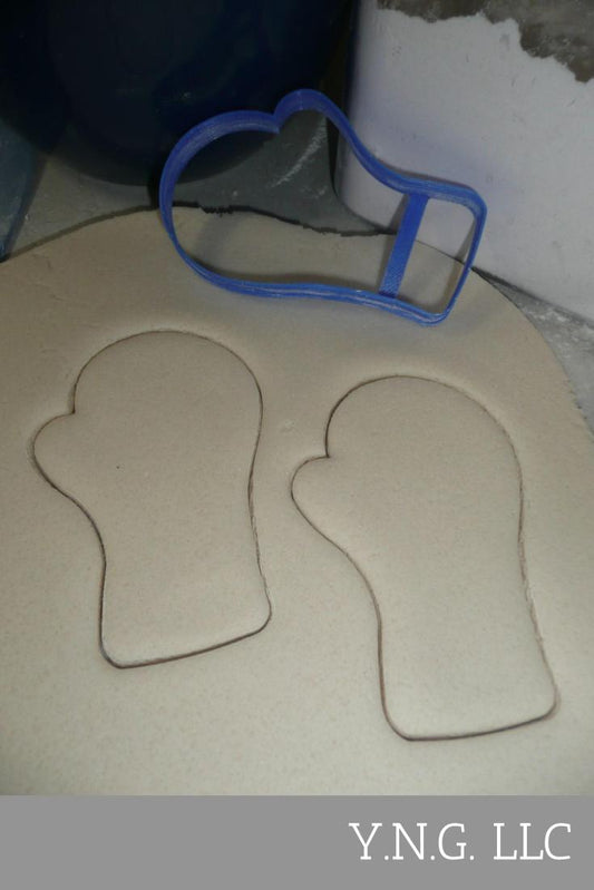 Long Cuff Mitten Outline Cold Snowy Winter Cookie Cutter Made In USA PR3086