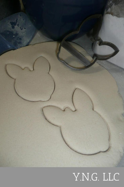 Rudolph the Reindeer Face Outline Cartoon Cookie Cutter Made In USA PR3049