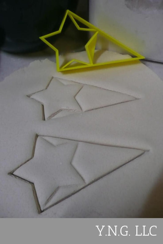 Star With Triangle Medium Design Flag Award Cookie Cutter Made In USA PR3047