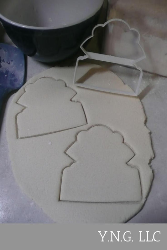Pilgrim Girl Face Outline With Banner Cookie Cutter Made In USA PR3111