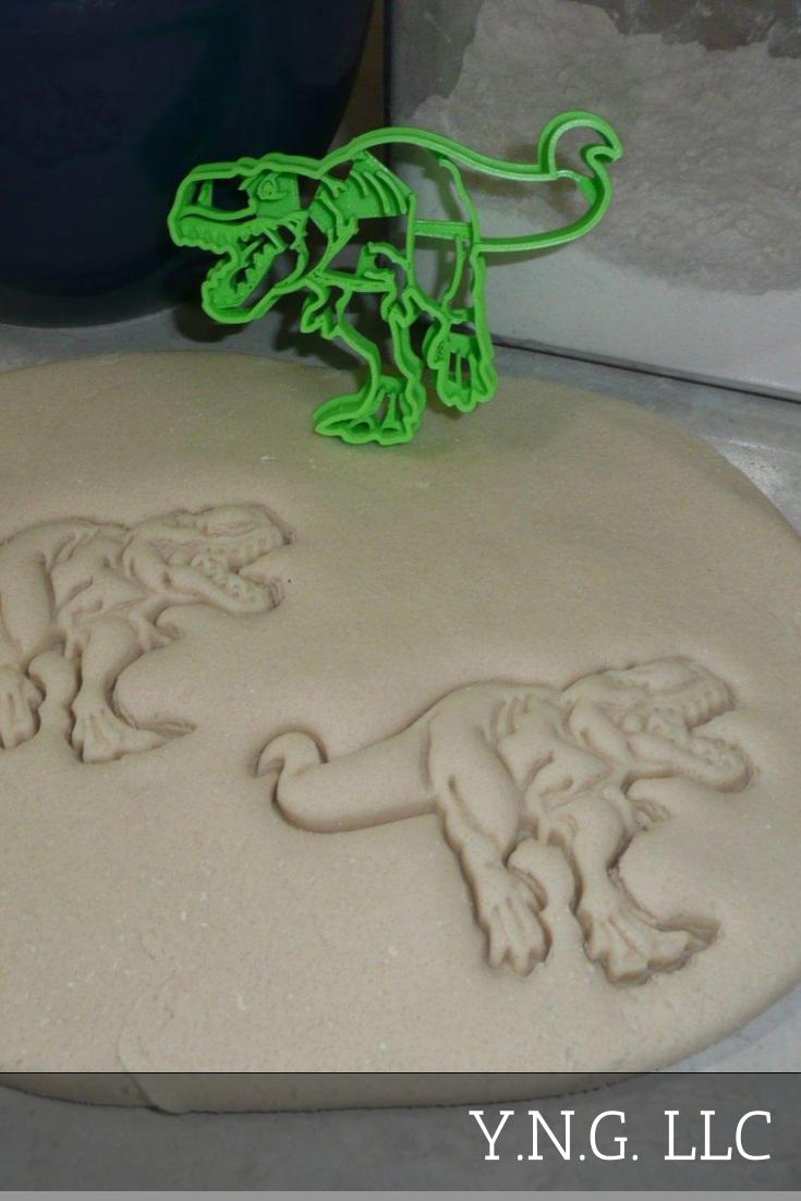 T Rex Tyrannosaurus Rex Dino Jurassic Animal Cookie Cutter Made In USA PR2354