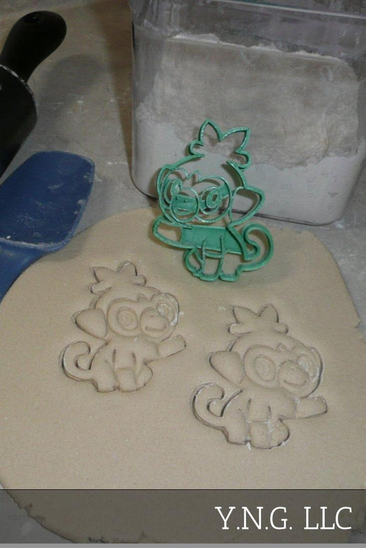 Grookey Green Grass Starter Pokemon Character Cookie Cutter Made In USA PR2563