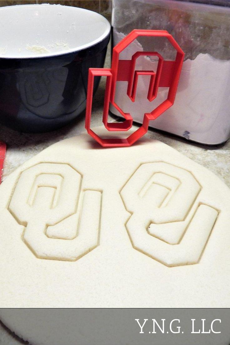 University Of Oklahoma Sooners OU Letters Cookie Cutter Made In USA PR2272