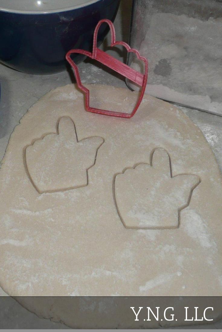 Guns Up Hand Slogan Texas Tech University Cookie Cutter Made In USA PR2655