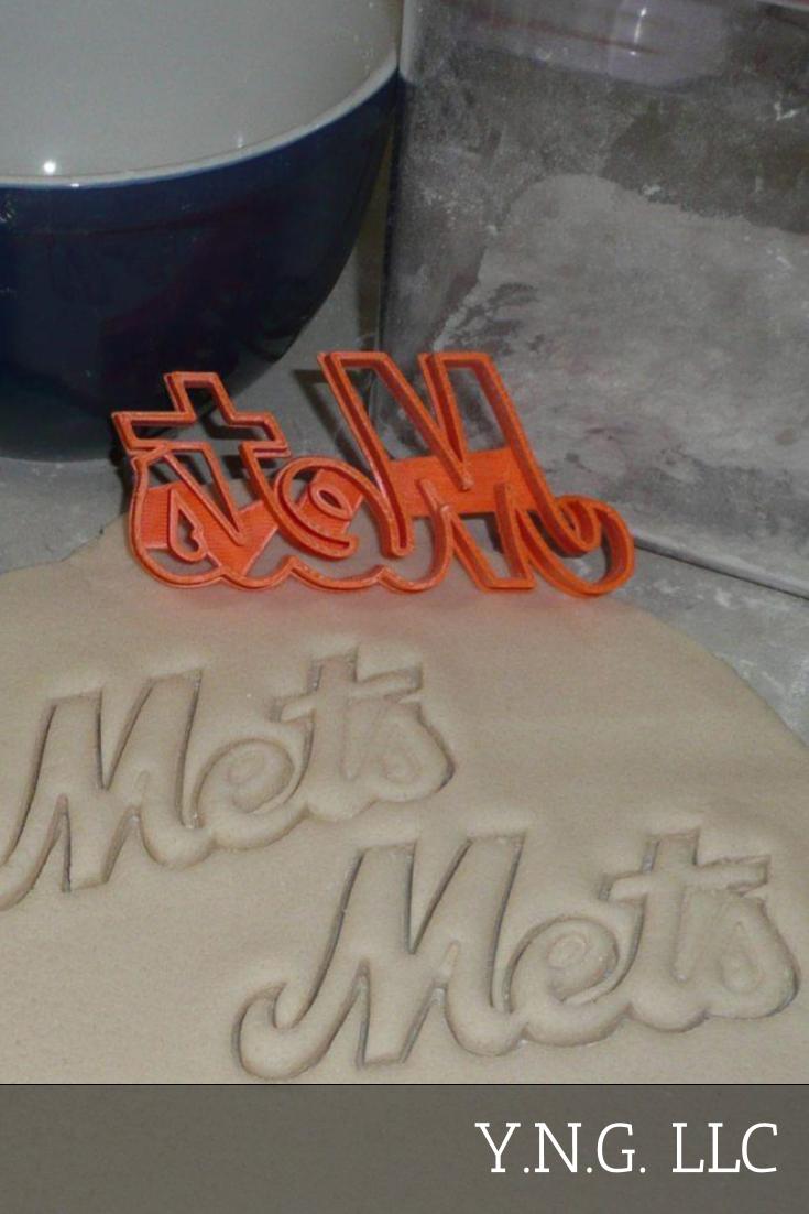 New York Mets Word Baseball Team Sports Cookie Cutter Made In USA PR2577
