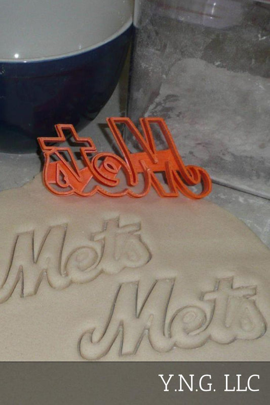 New York Mets Word Baseball Team Sports Cookie Cutter Made In USA PR2577