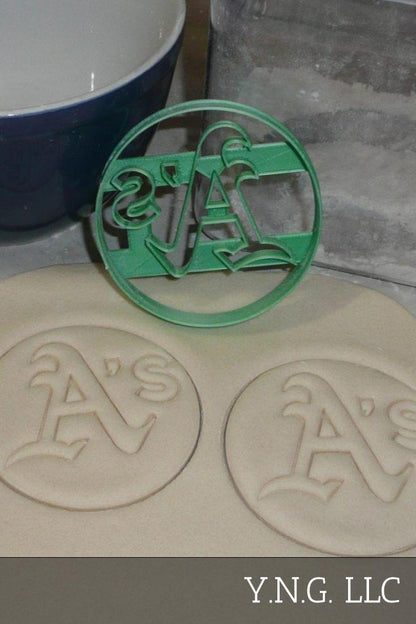Oakland Athletics As Logo Baseball Sports Cookie Cutter Made In USA PR2573