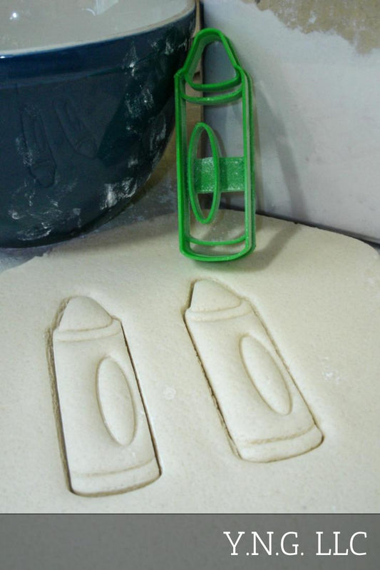 Crayon Drawing Coloring Kids Creative Art Cookie Cutter Made In USA PR838