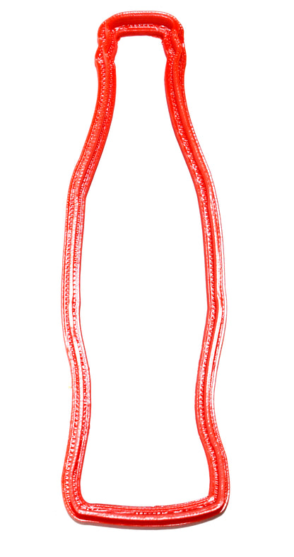 Coke Bottle Pop Soda Vintage Coca-Cola Cookie Cutter Made In USA PR631