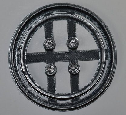 Button Fastener Clothing Sewing Cookie Cutter Made In USA PR638