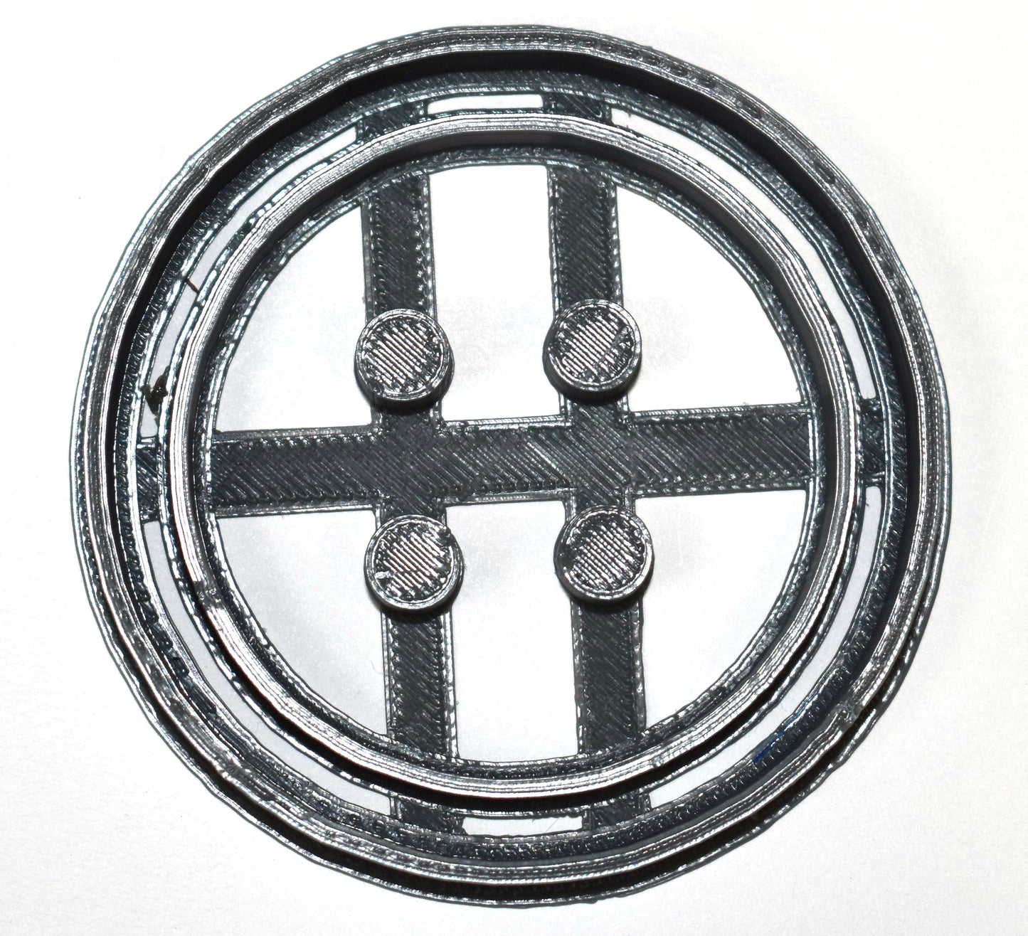 Button Fastener Clothing Sewing Cookie Cutter Made In USA PR638