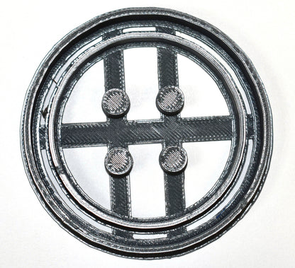 Button Fastener Clothing Sewing Cookie Cutter Made In USA PR638